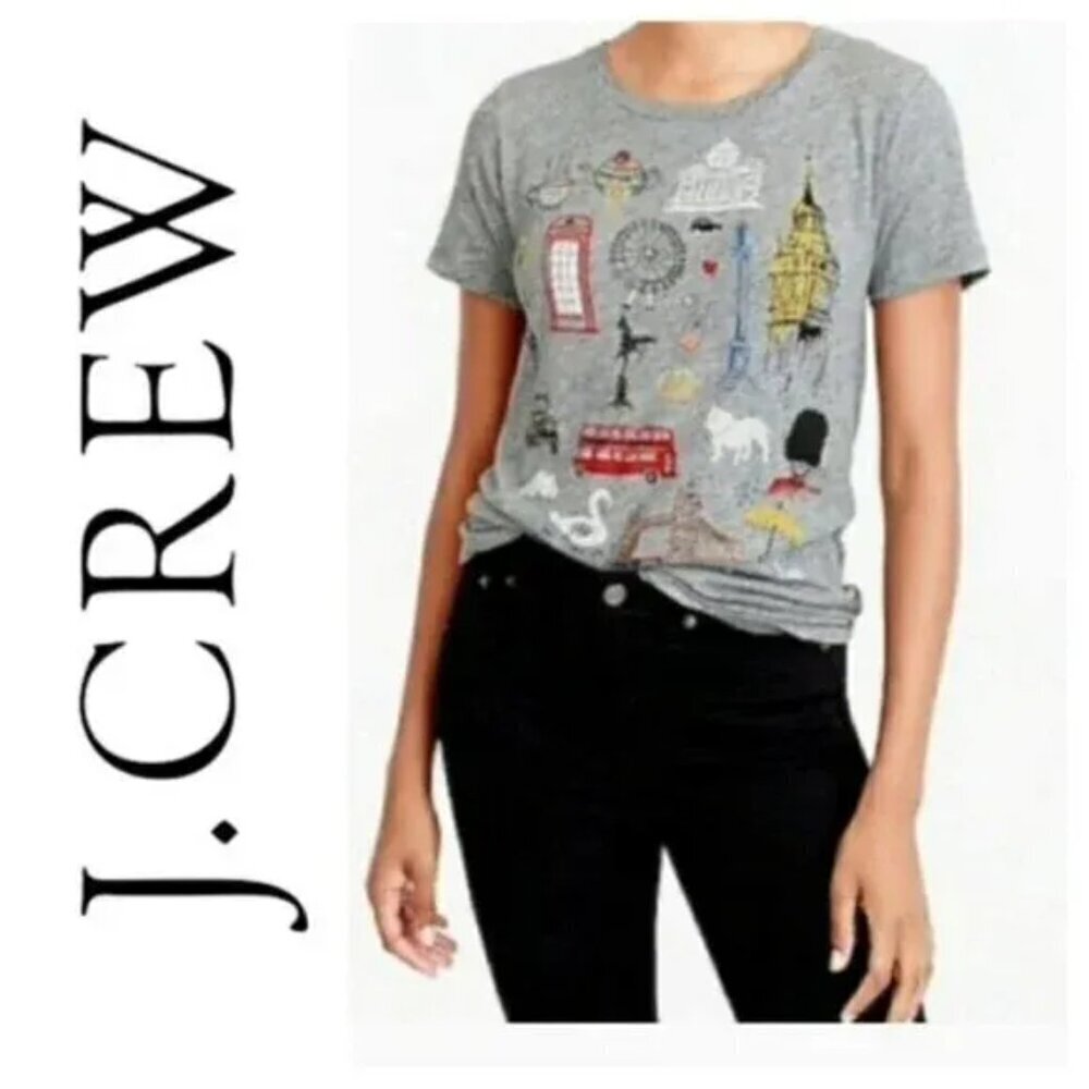 J.Crew London Destination Collector Tee For Women Size XSmall